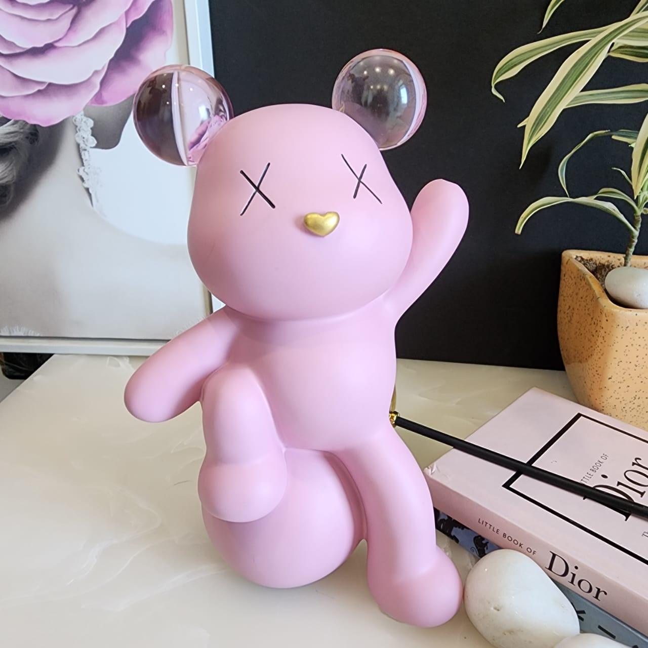 Celebrating Teddy Bear Holding a balloon