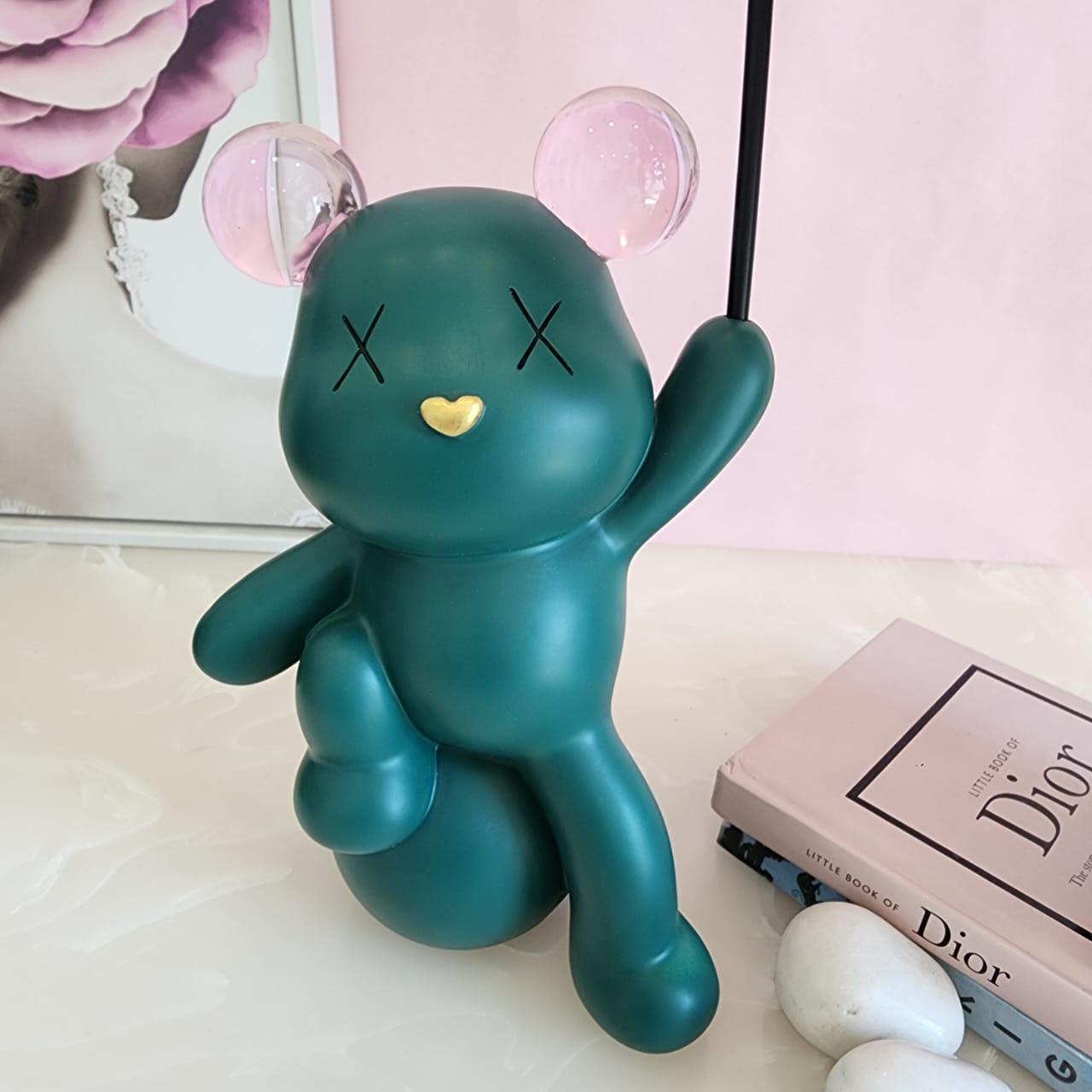 Celebrating Teddy Bear Holding a balloon