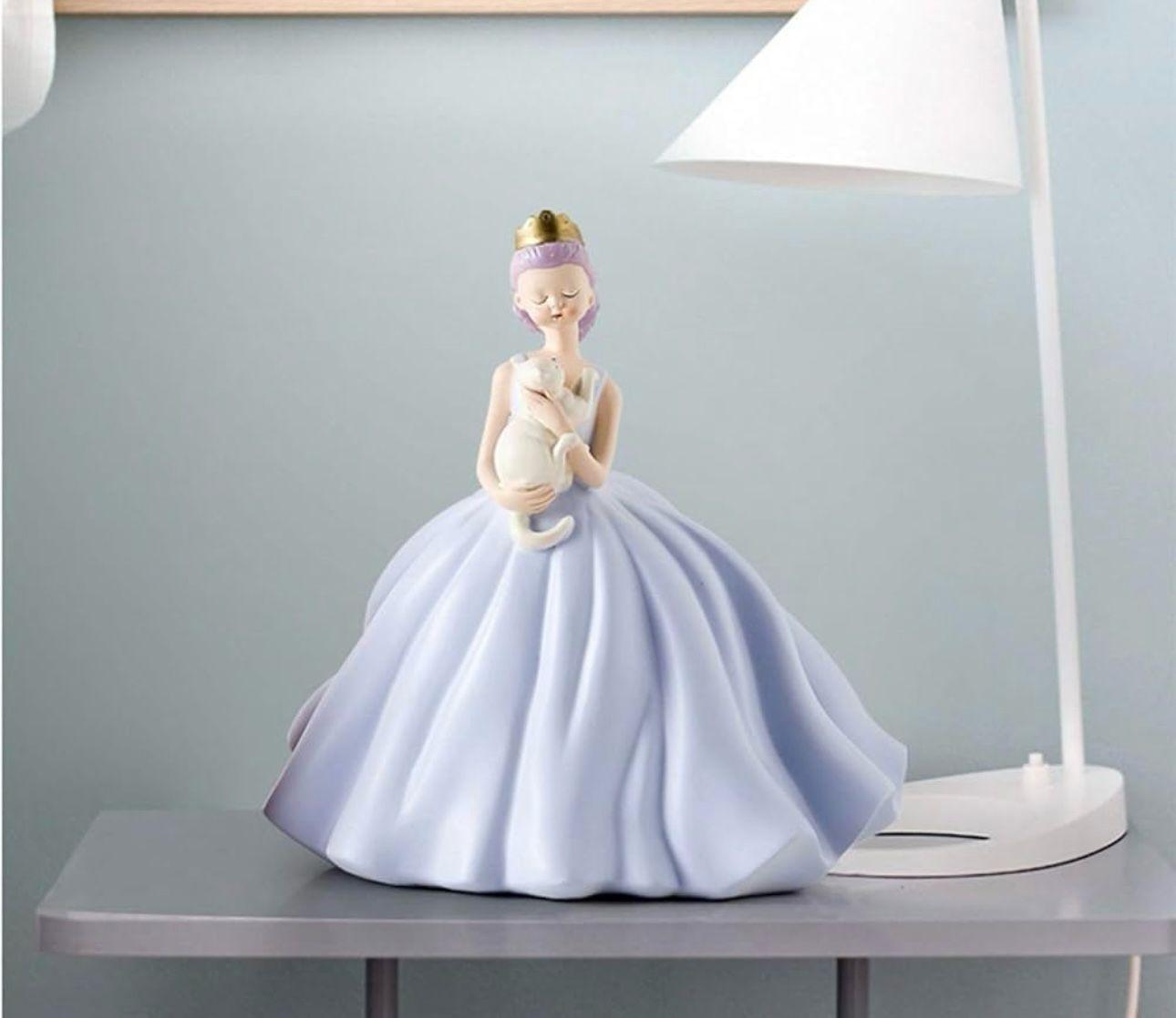 Charming Princess with Cat