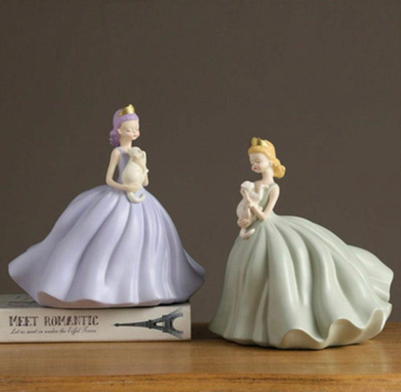 Charming Princess with Cat