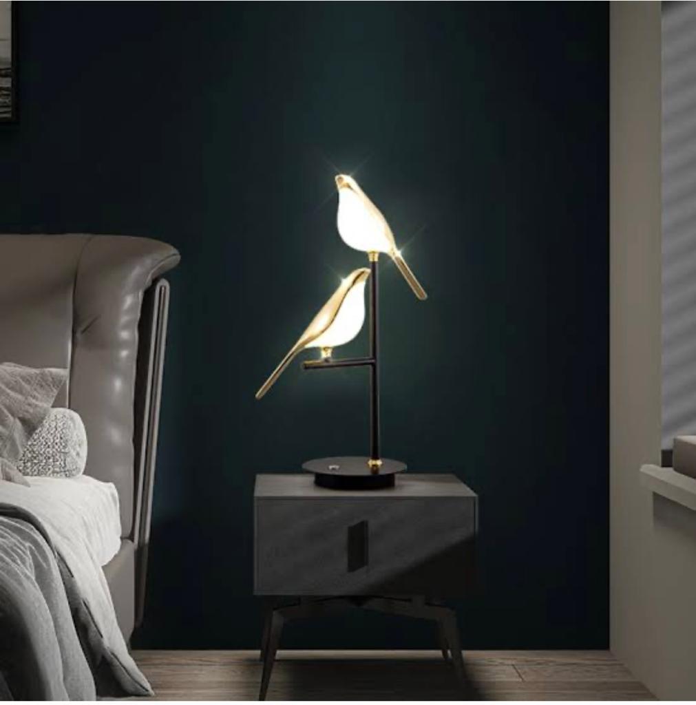 Chirping Sound Sparrow Lamp Set