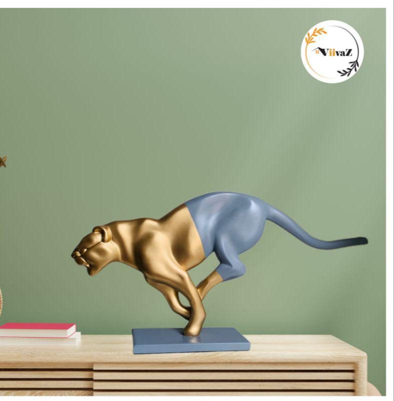 Chivalrous Cougar Sculpture - Curtsied Creature