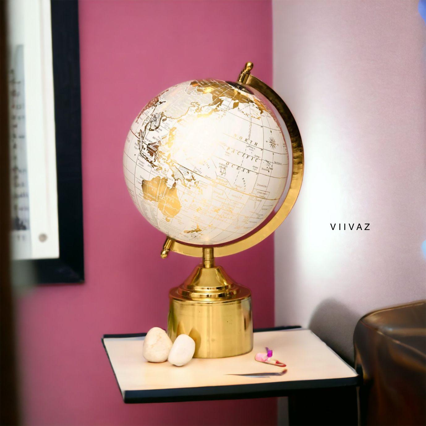 Columbia Laminated White Globe