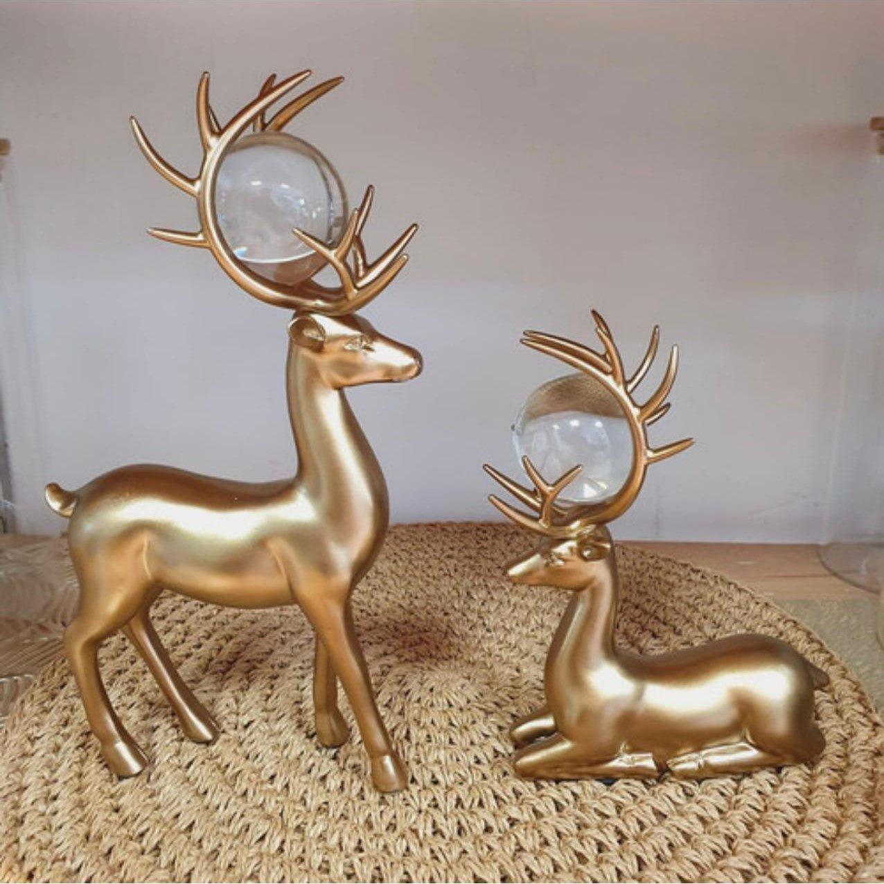 Crystal Reindeer Set of 2
