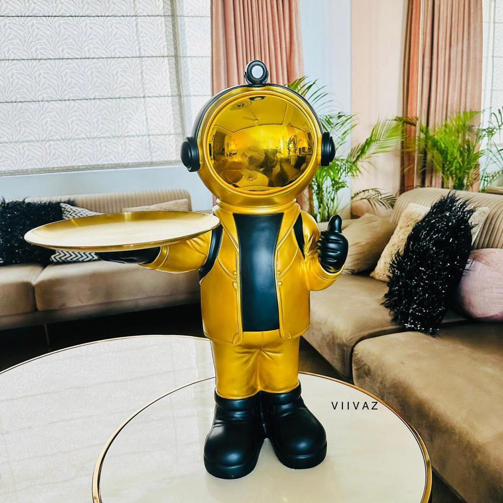 Dabbing Astronaut with Tray