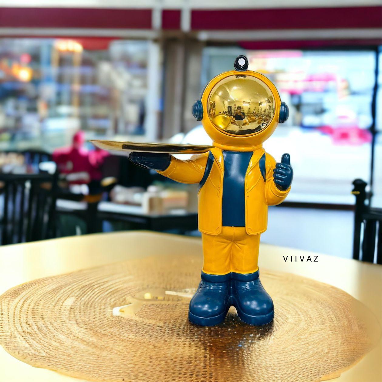 Dabbing Astronaut with Tray