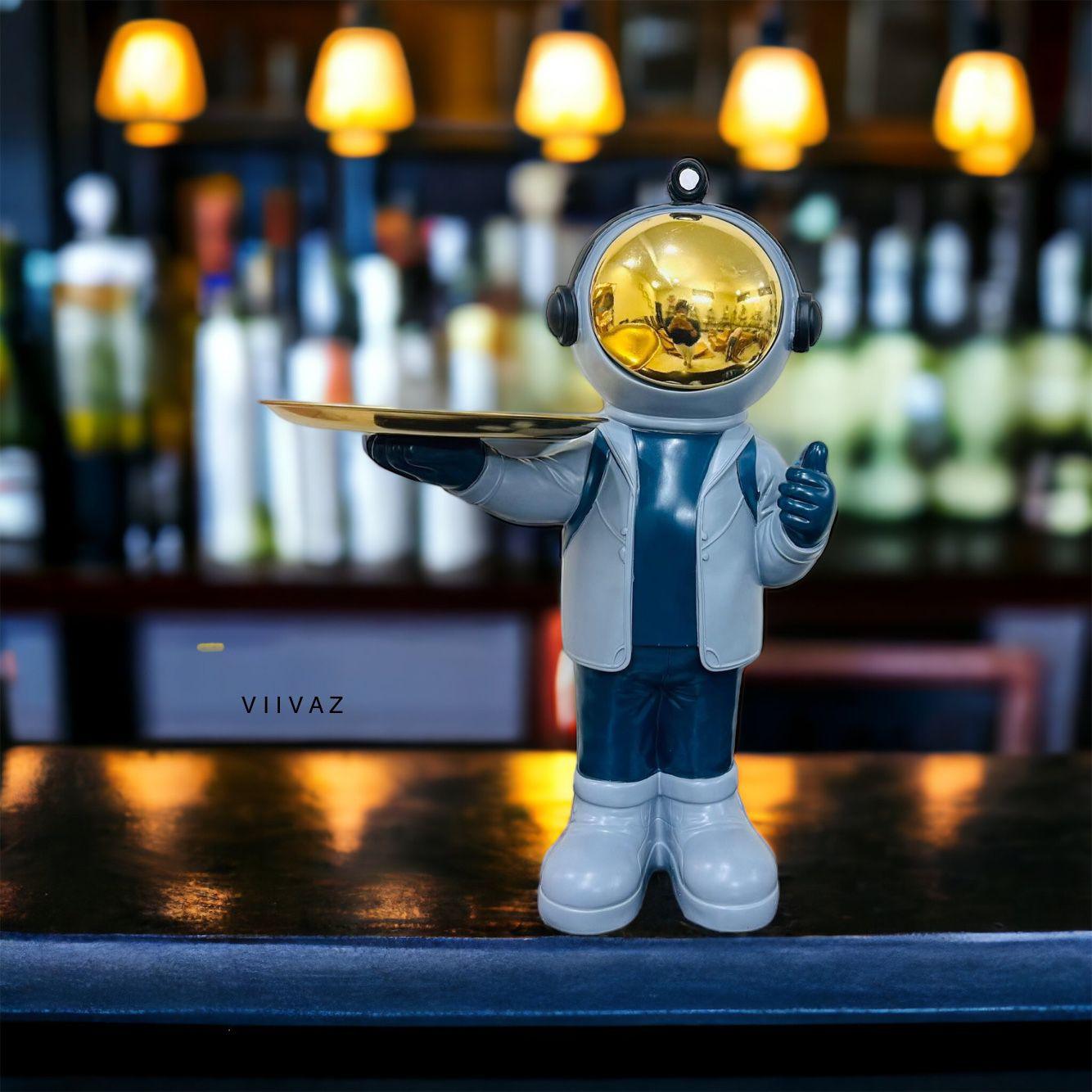 Dabbing Astronaut with Tray