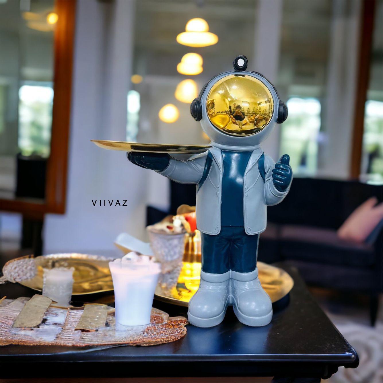 Dabbing Astronaut with Tray