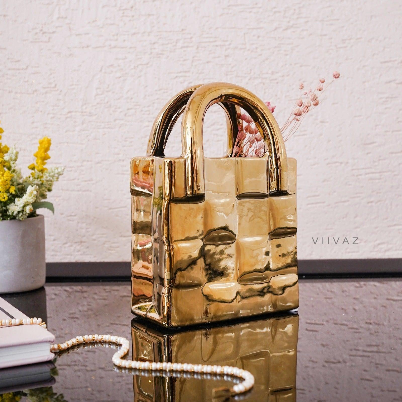 Decorative Bag Vase