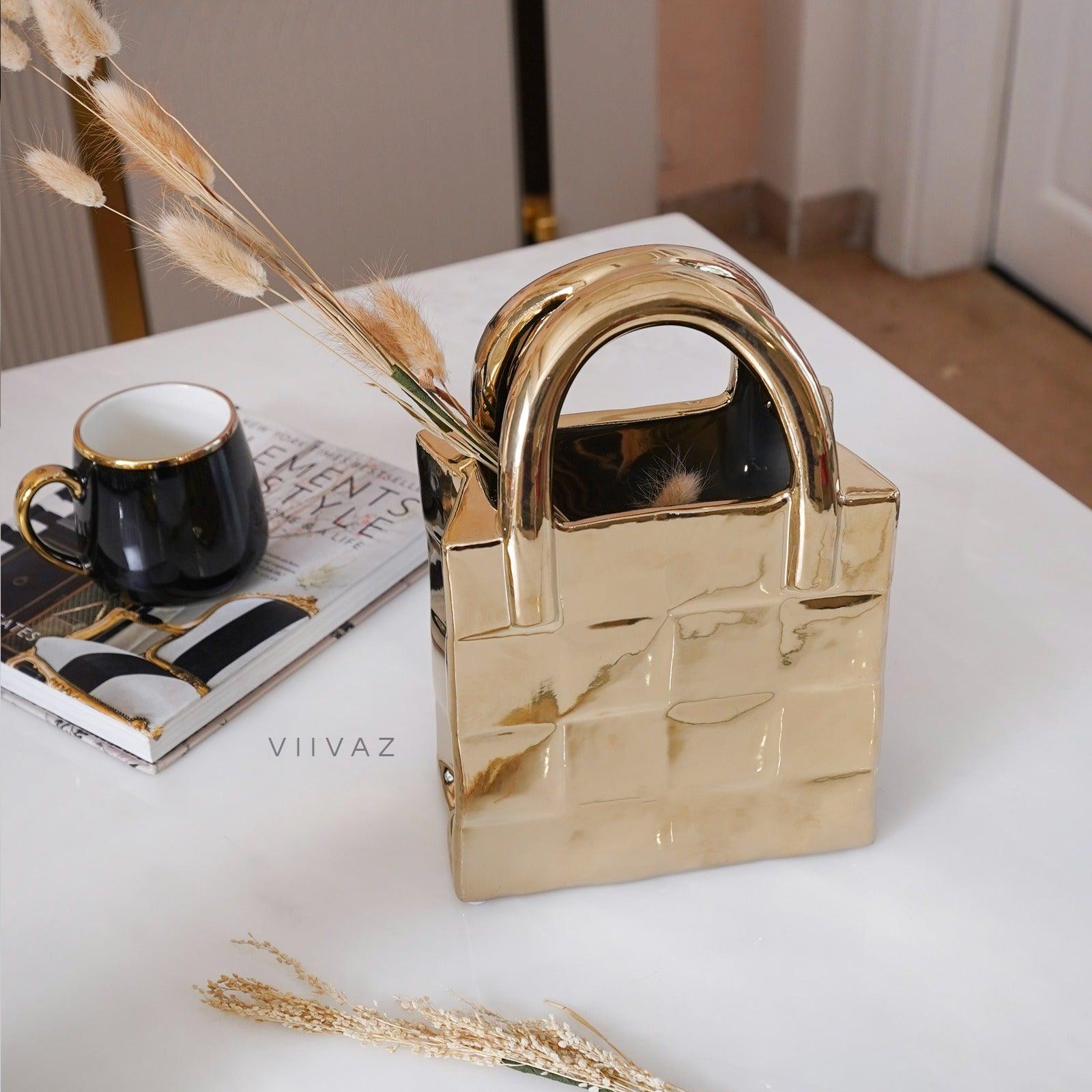 Decorative Bag Vase