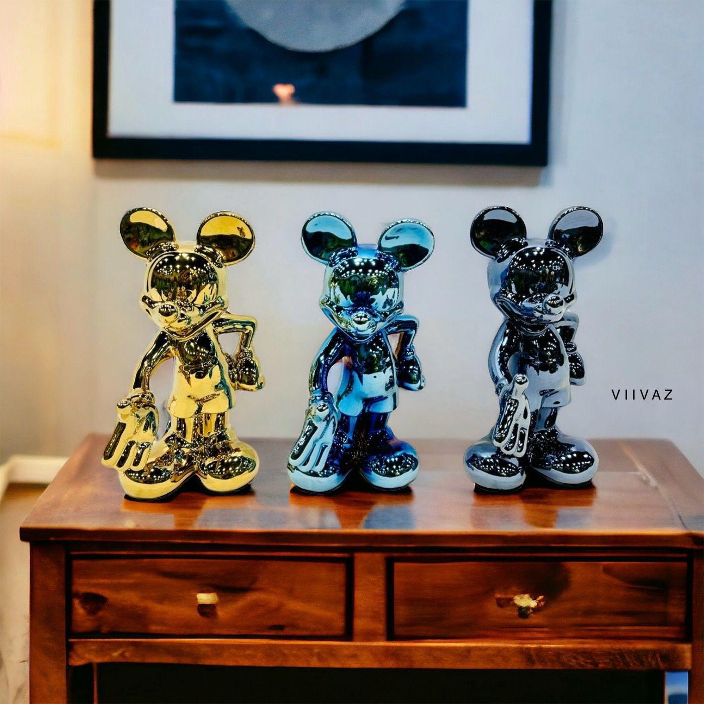 ELECTROPLATED MICKEY MOUSE - HELLO