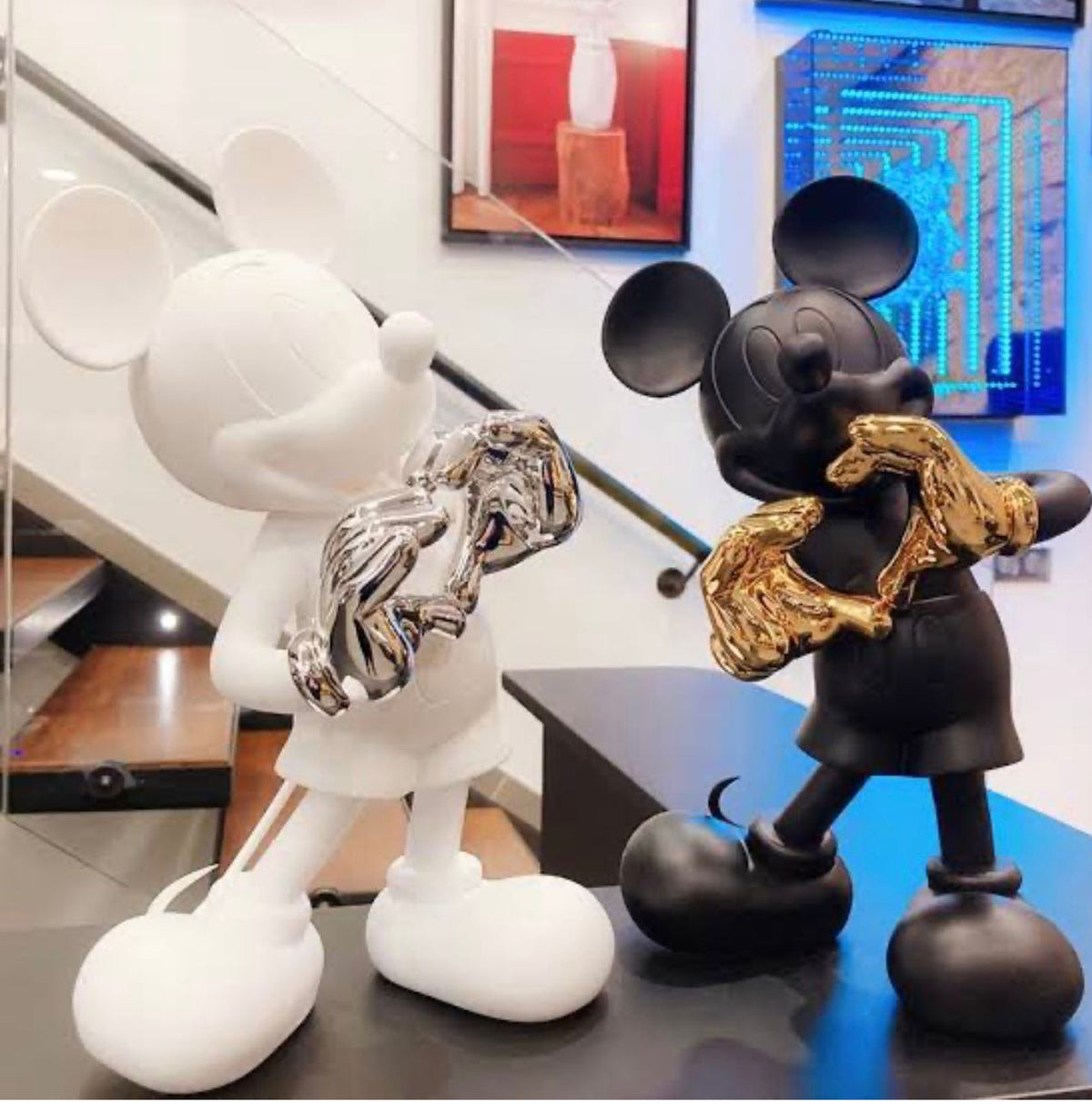 ELECTROPLATED MICKEY MOUSE LOVE