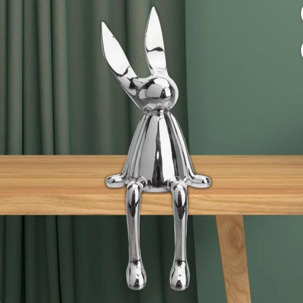 Electroplated Persian Bunny Relaxing