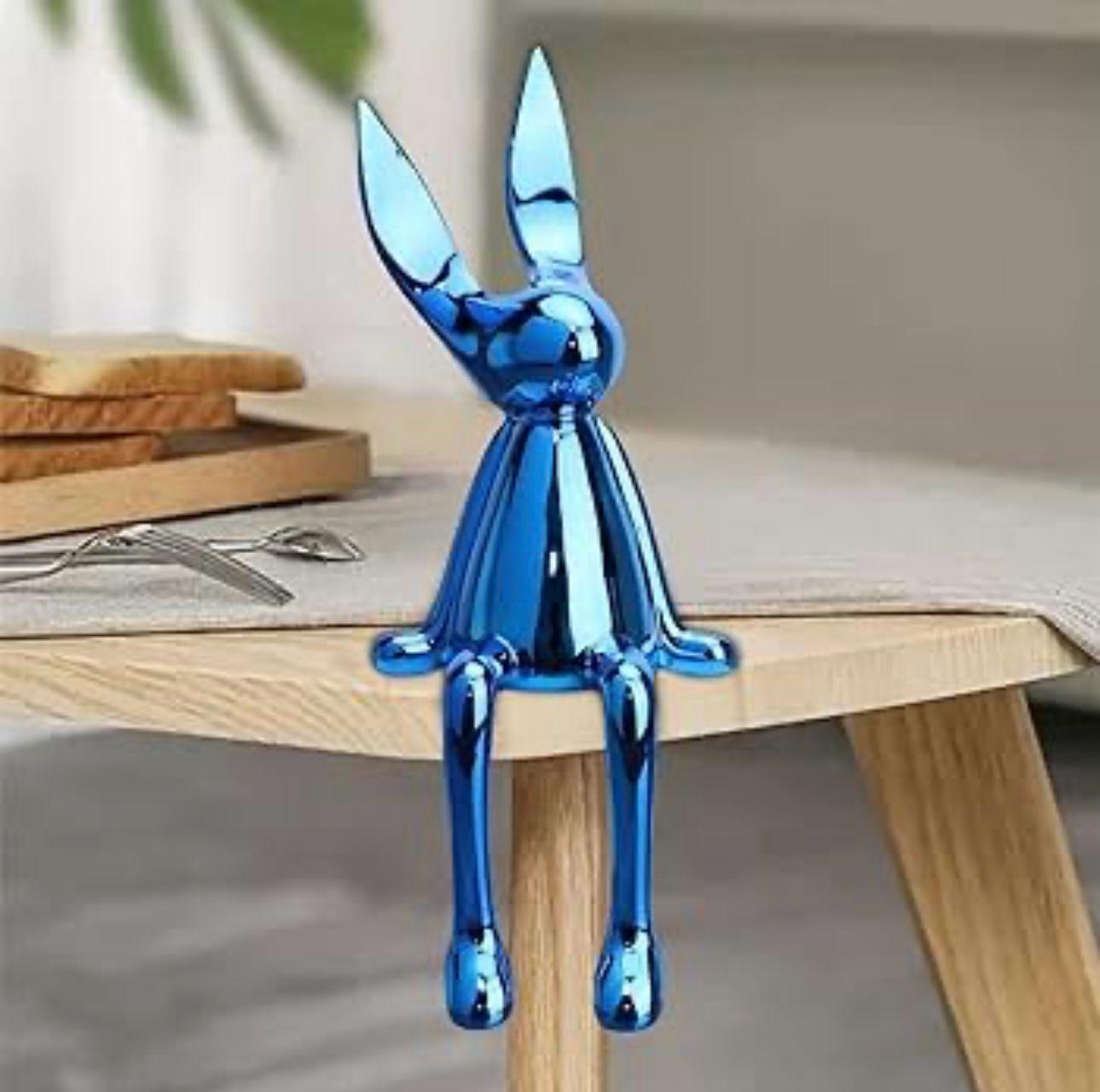 Electroplated Persian Bunny Relaxing