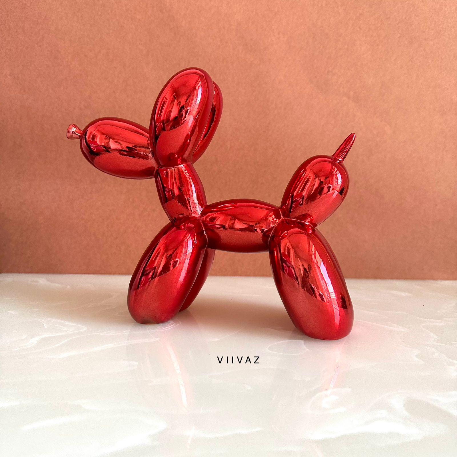 Electroplated Pop Dog Figurine