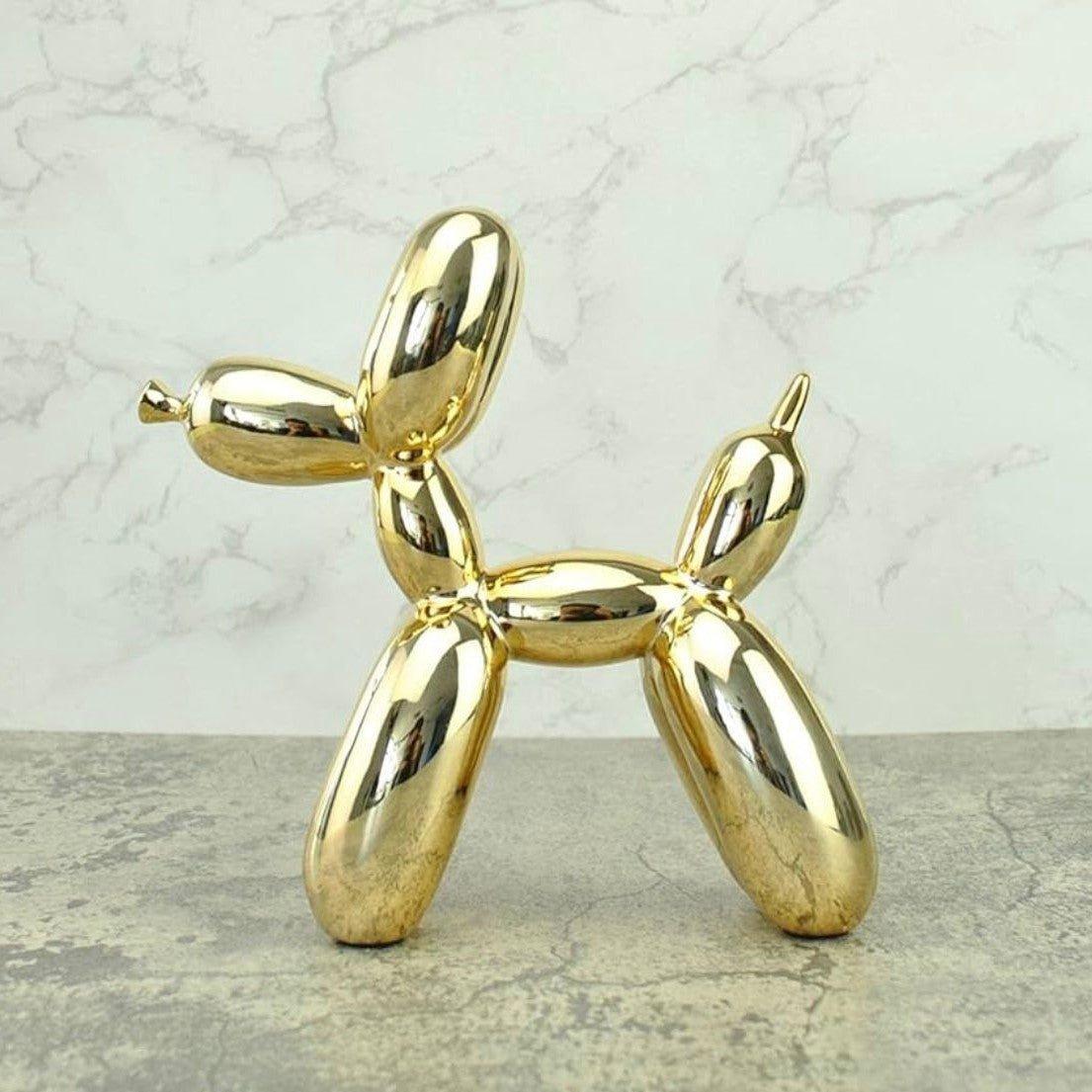 Electroplated Pop Dog Figurine