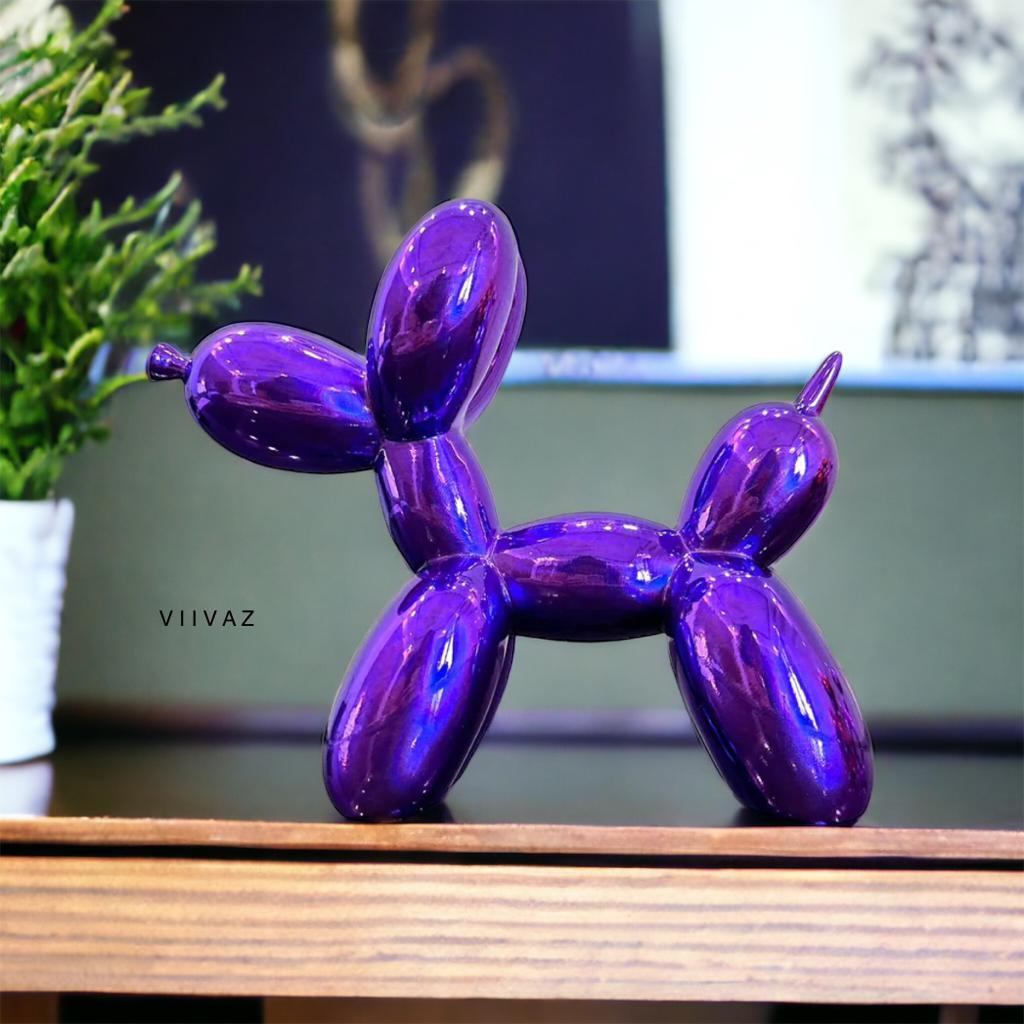 Electroplated Pop Dog Figurine