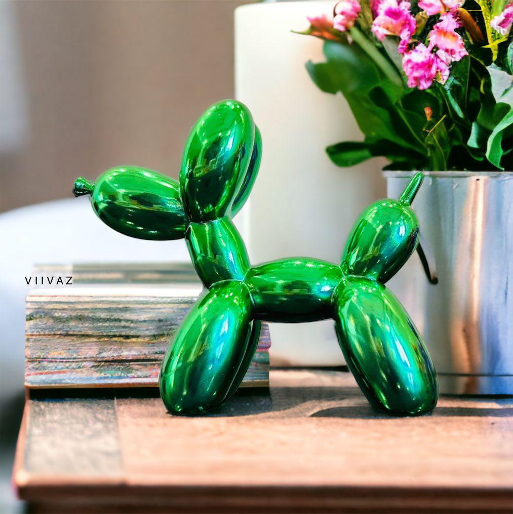 Electroplated Pop Dog Figurine