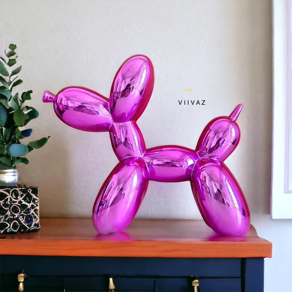 Electroplated Pop Dog Figurine