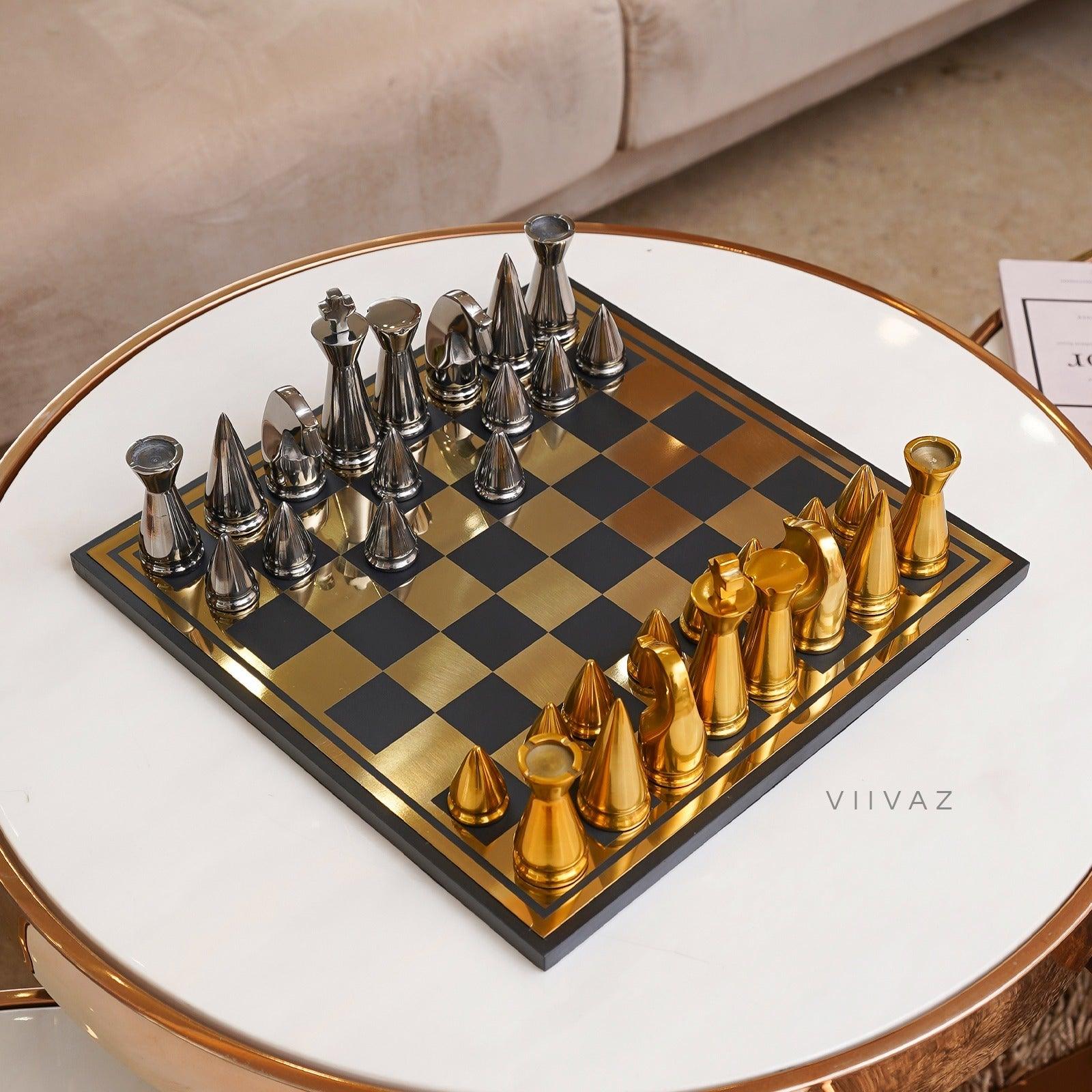Elegant Metal Chess