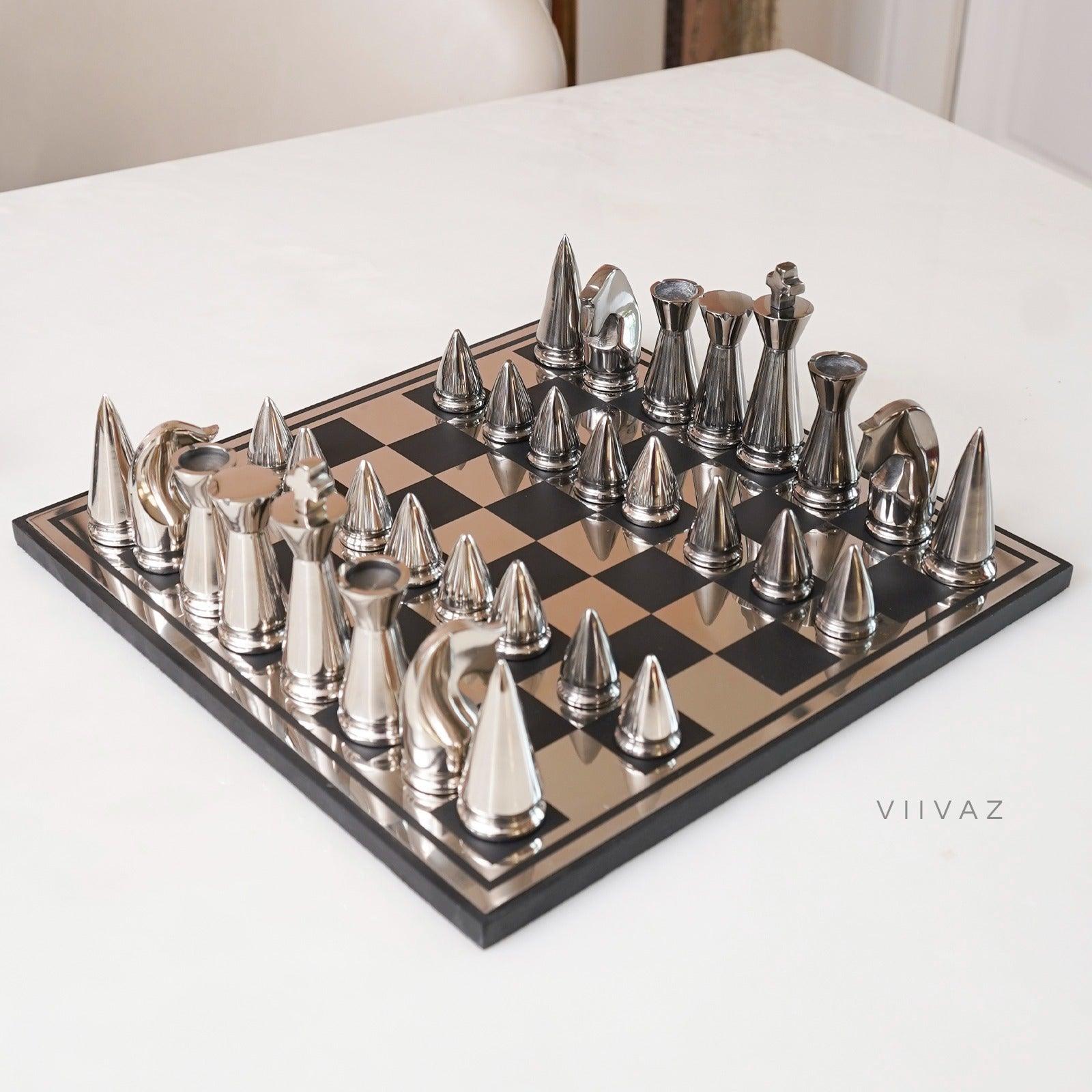 Elegant Metal Chess