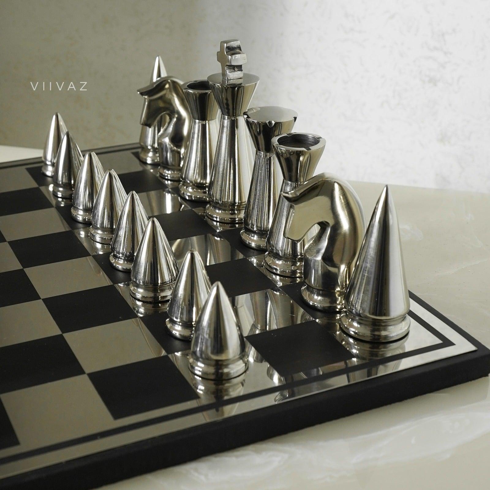 Elegant Metal Chess