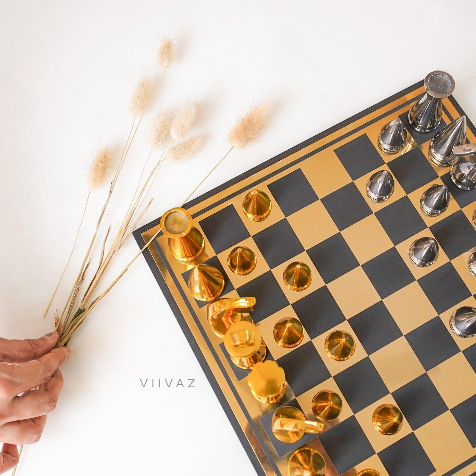 Elegant Metal Chess