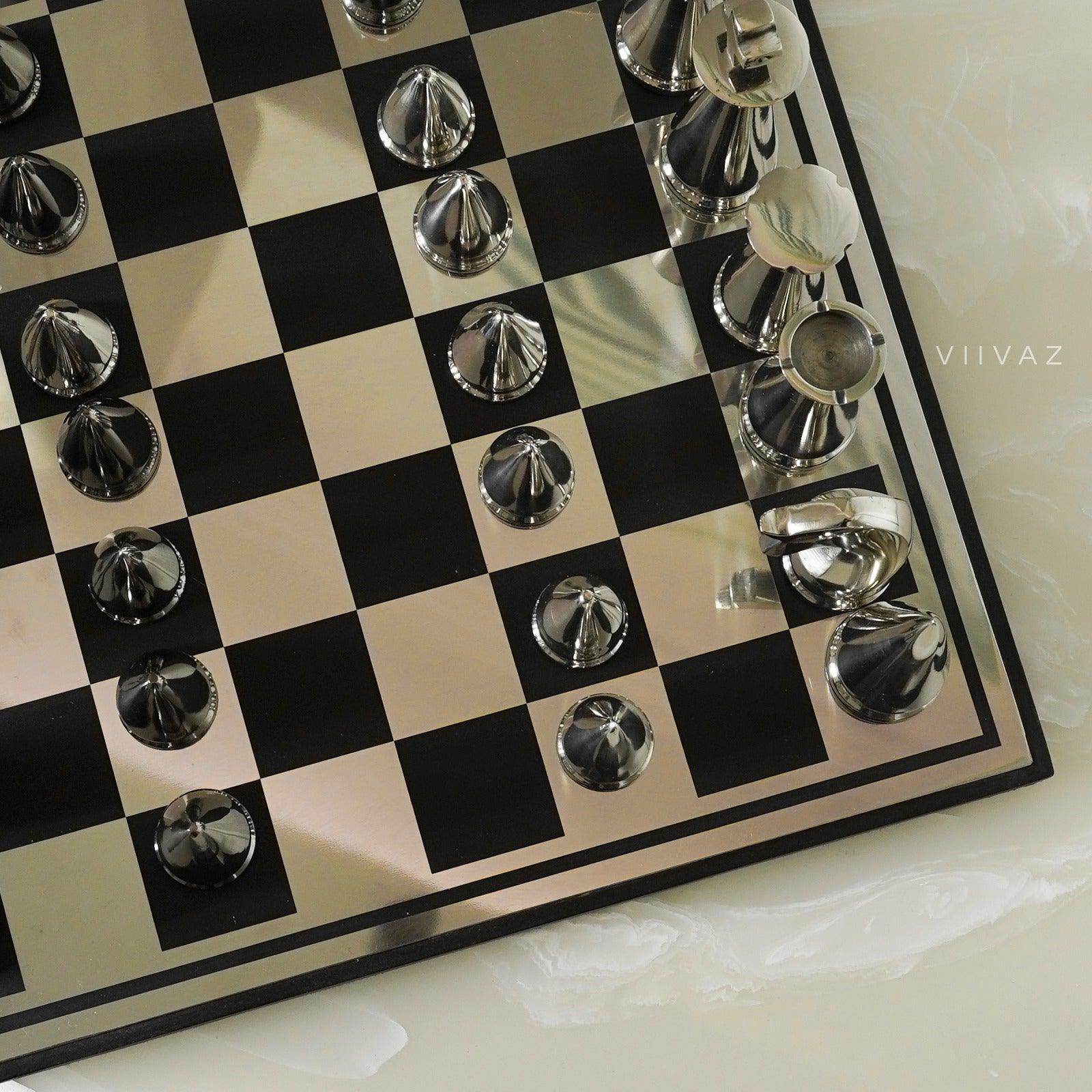 Elegant Metal Chess