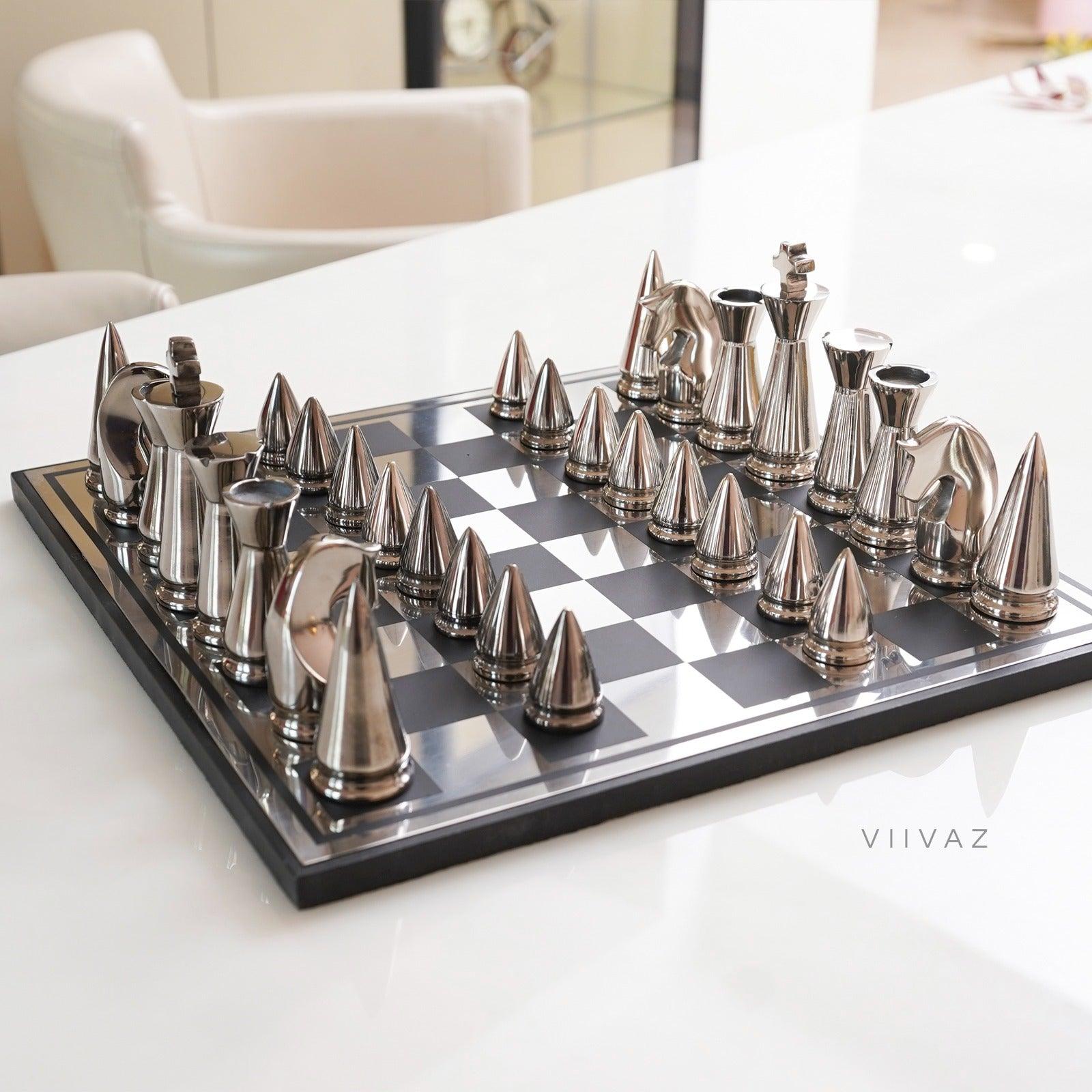 Elegant Metal Chess