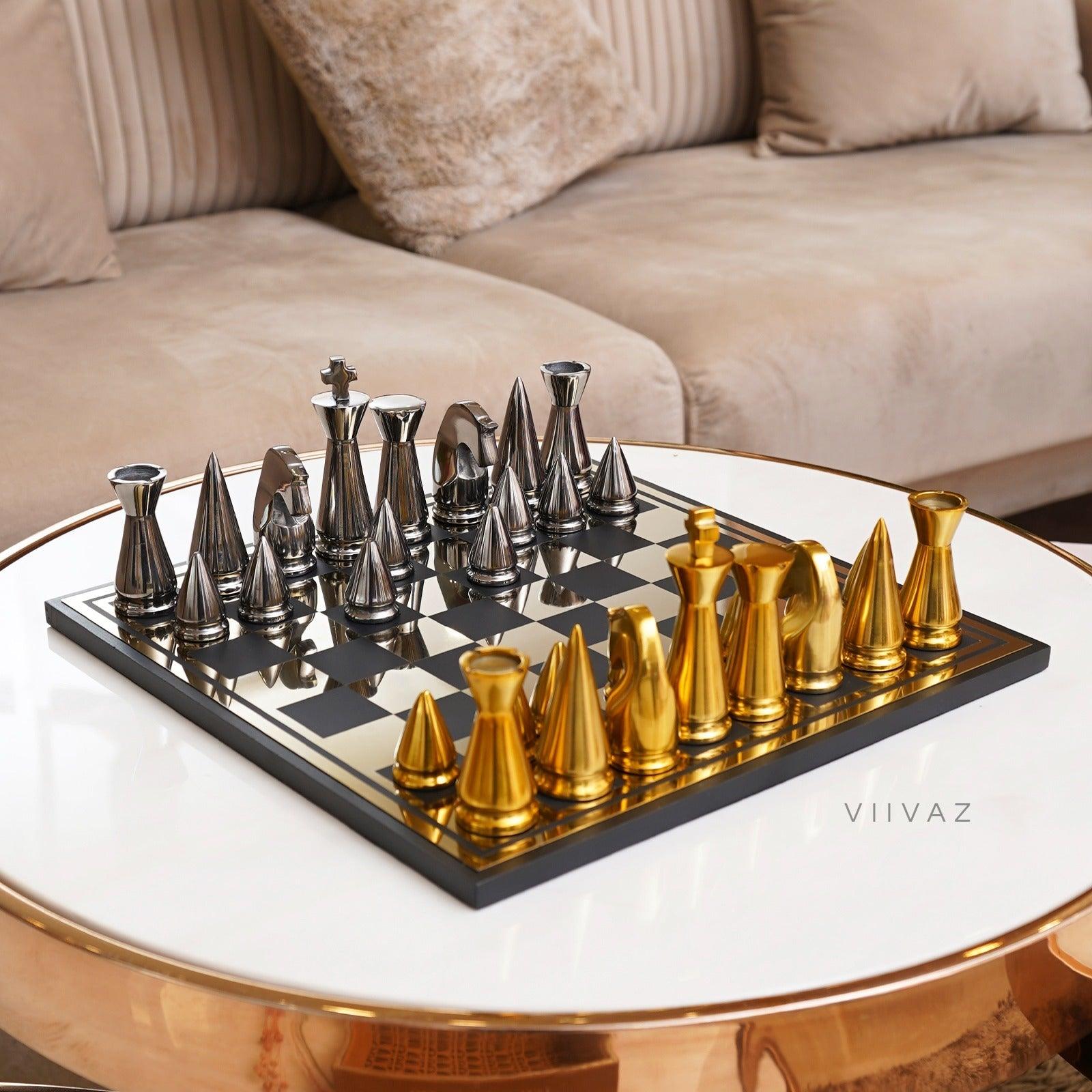 Elegant Metal Chess