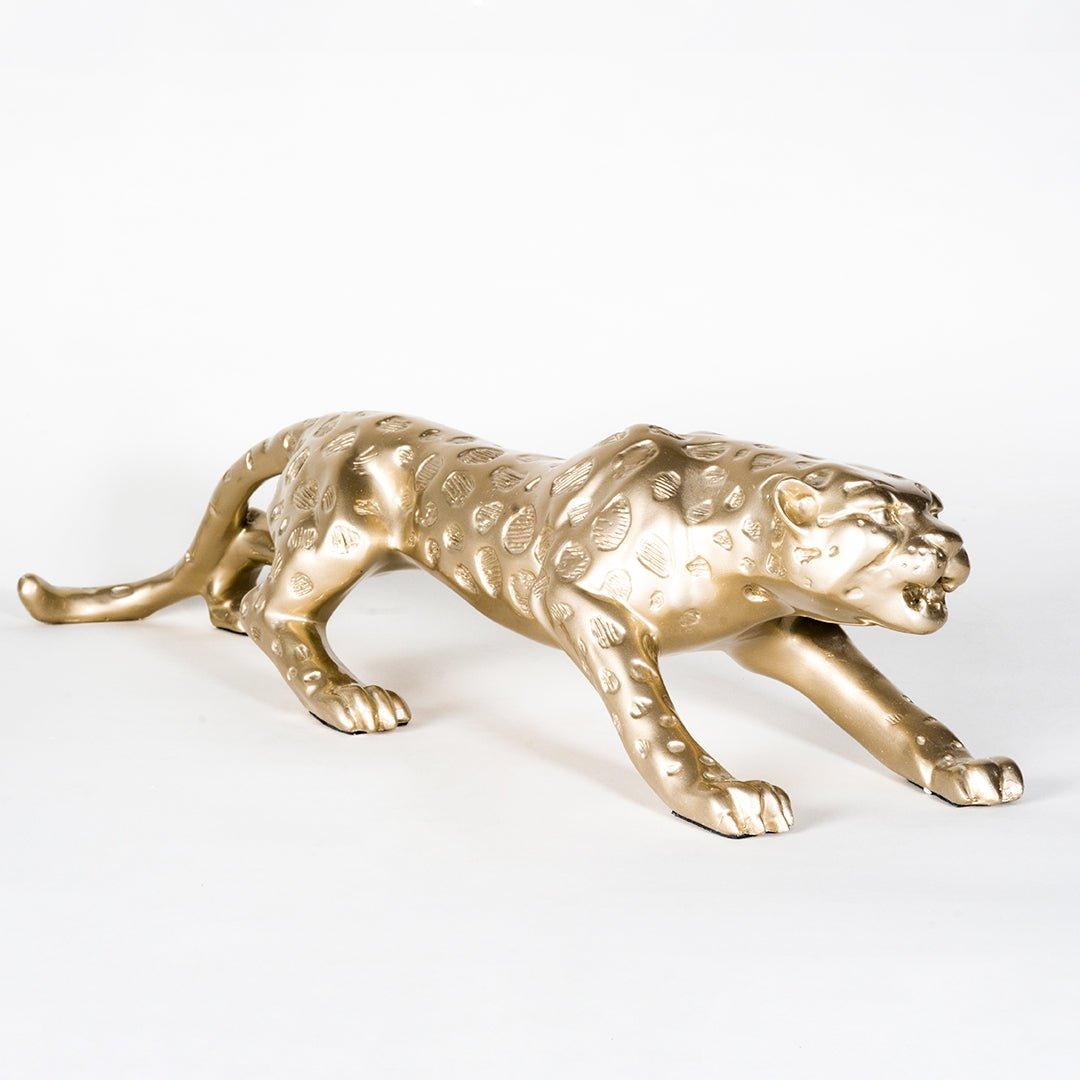 Elusive Leopard Sculpture
