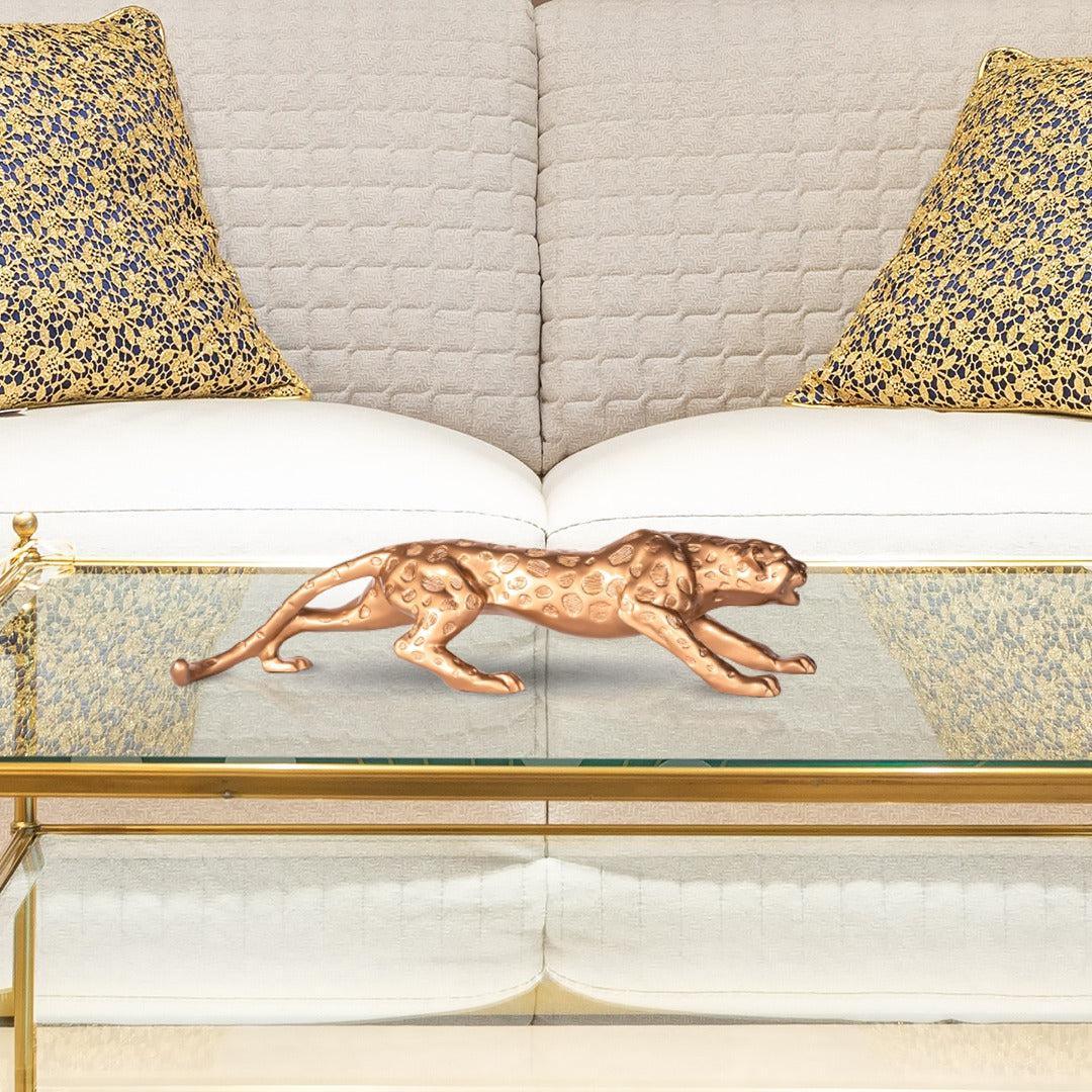 Elusive Leopard Sculpture