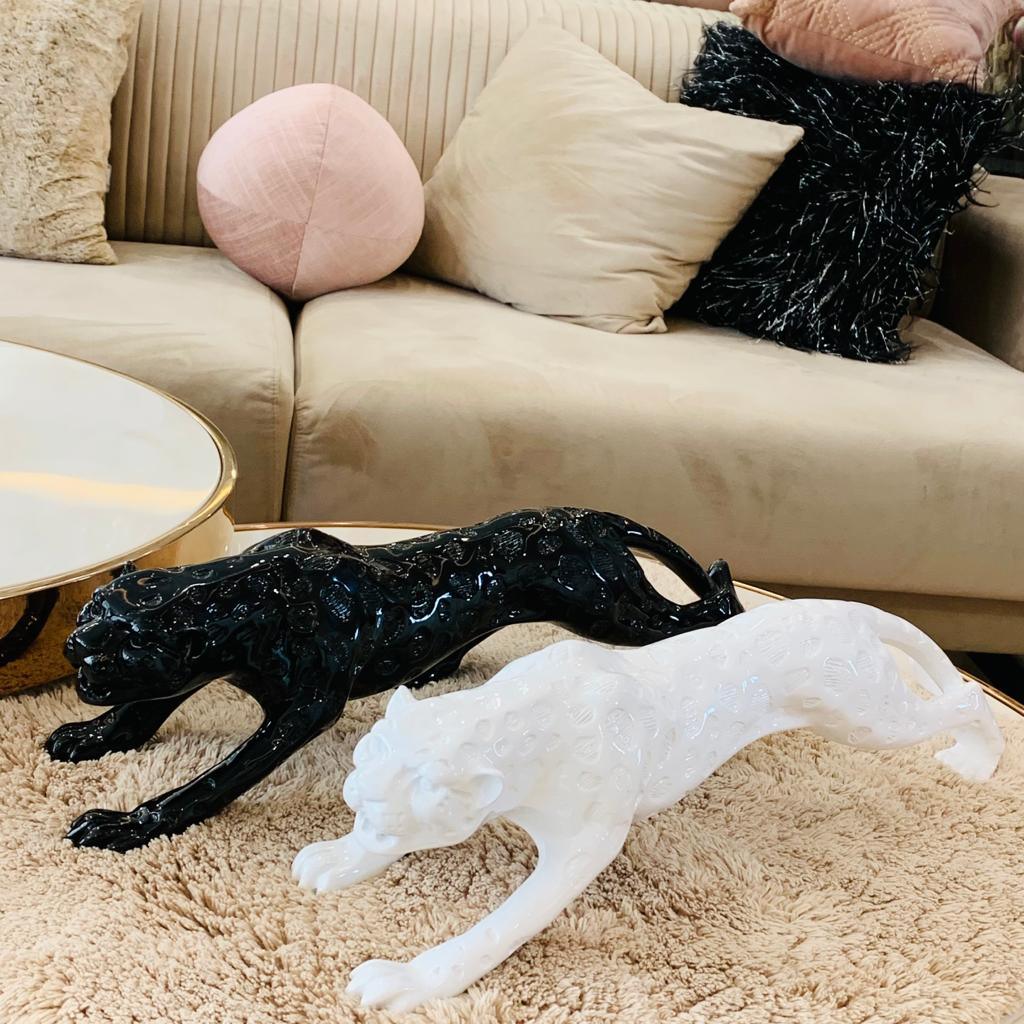 Elusive Leopard Sculpture