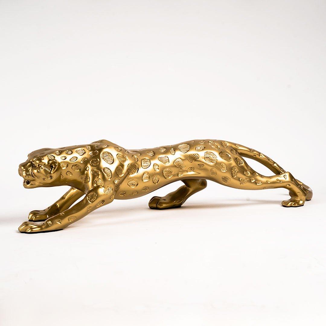 Elusive Leopard Sculpture