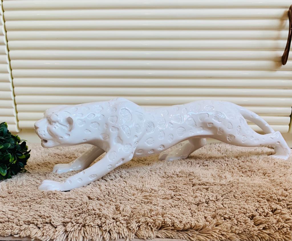 Elusive Leopard Sculpture