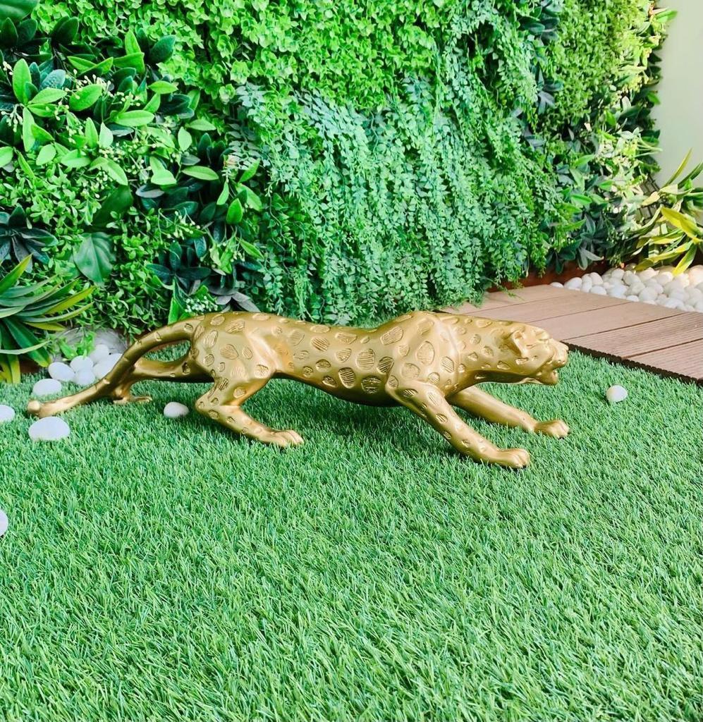 Elusive Leopard Sculpture