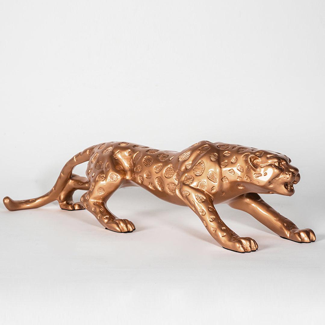 Elusive Leopard Sculpture
