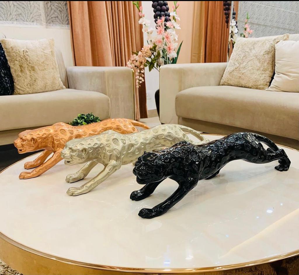 Elusive Leopard Sculpture