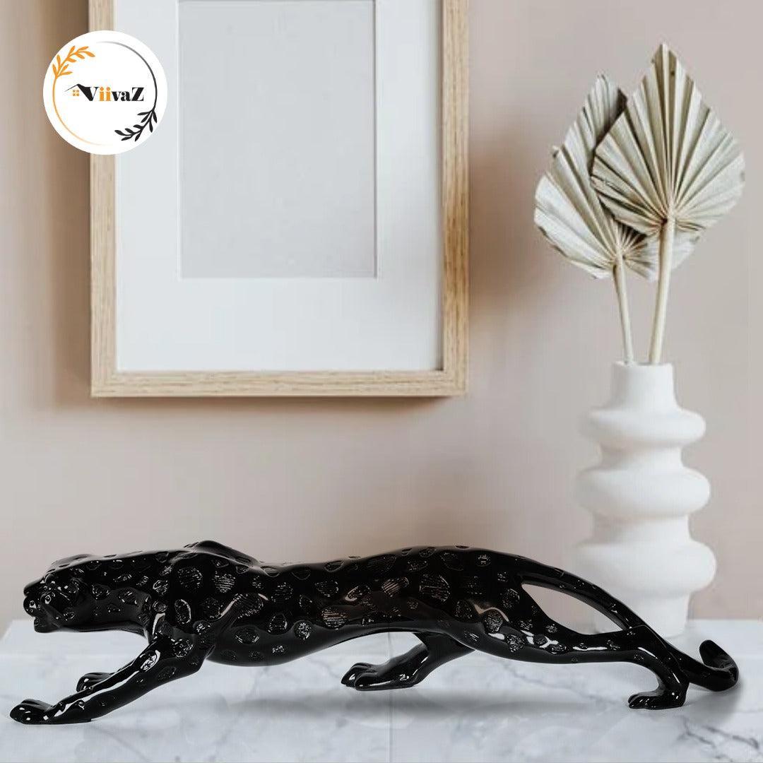 Elusive Leopard Sculpture