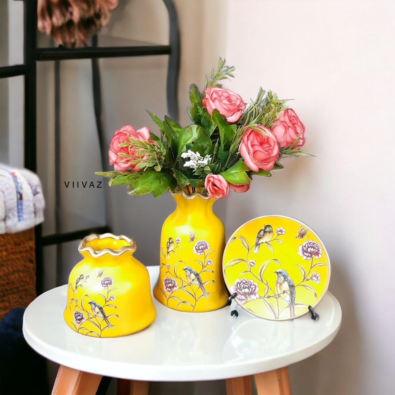 Euro Ceramic Vase - Curio Shelves Antique