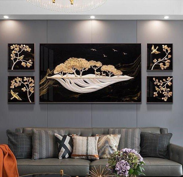 EUROPEAN FINESSE PAINTING - SET OF 5