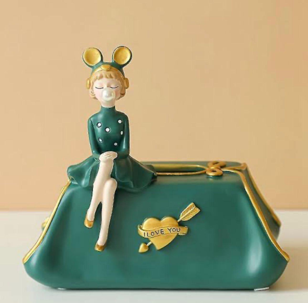 Feminine Grace Tissue Holder