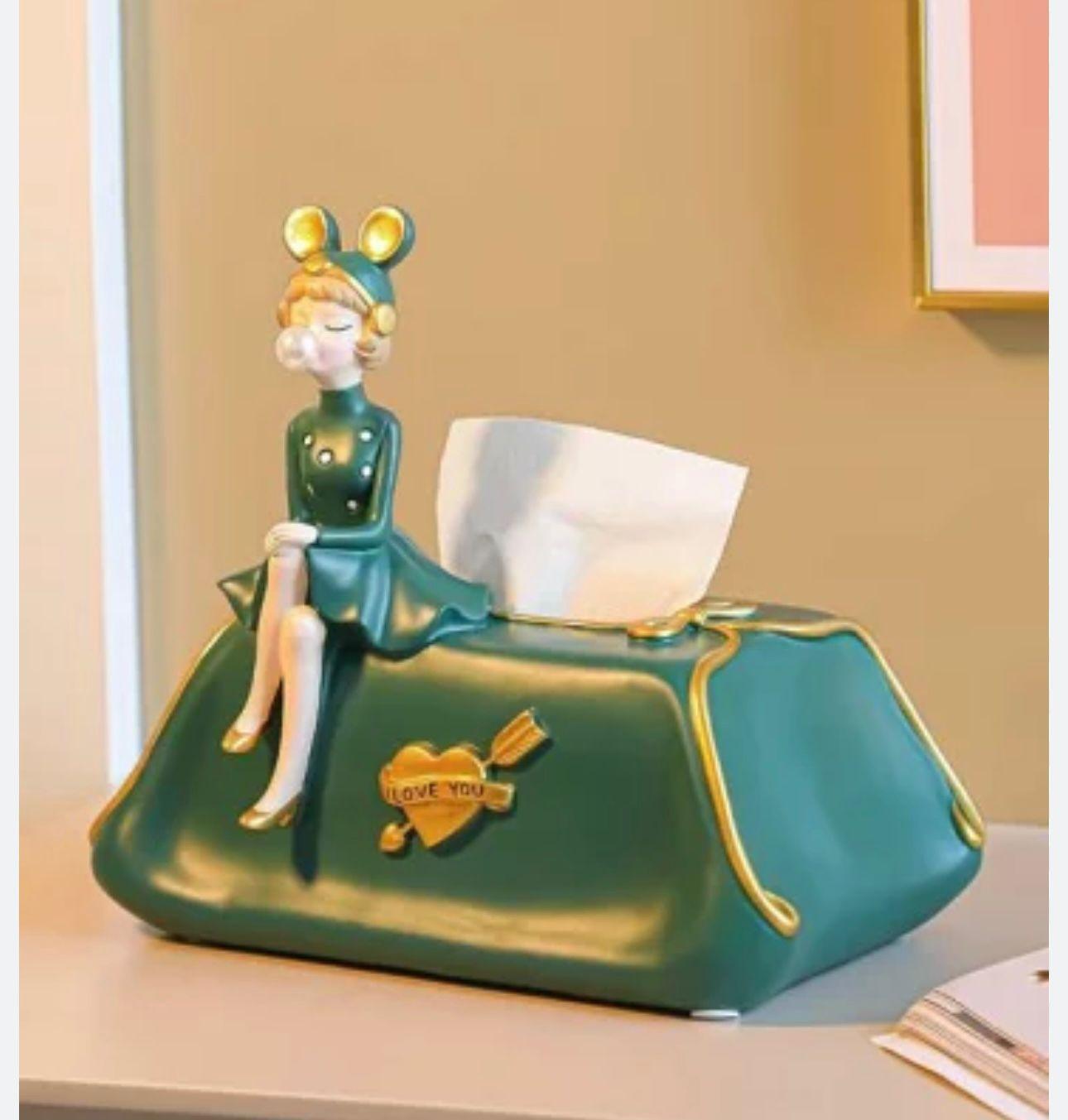 Feminine Grace Tissue Holder