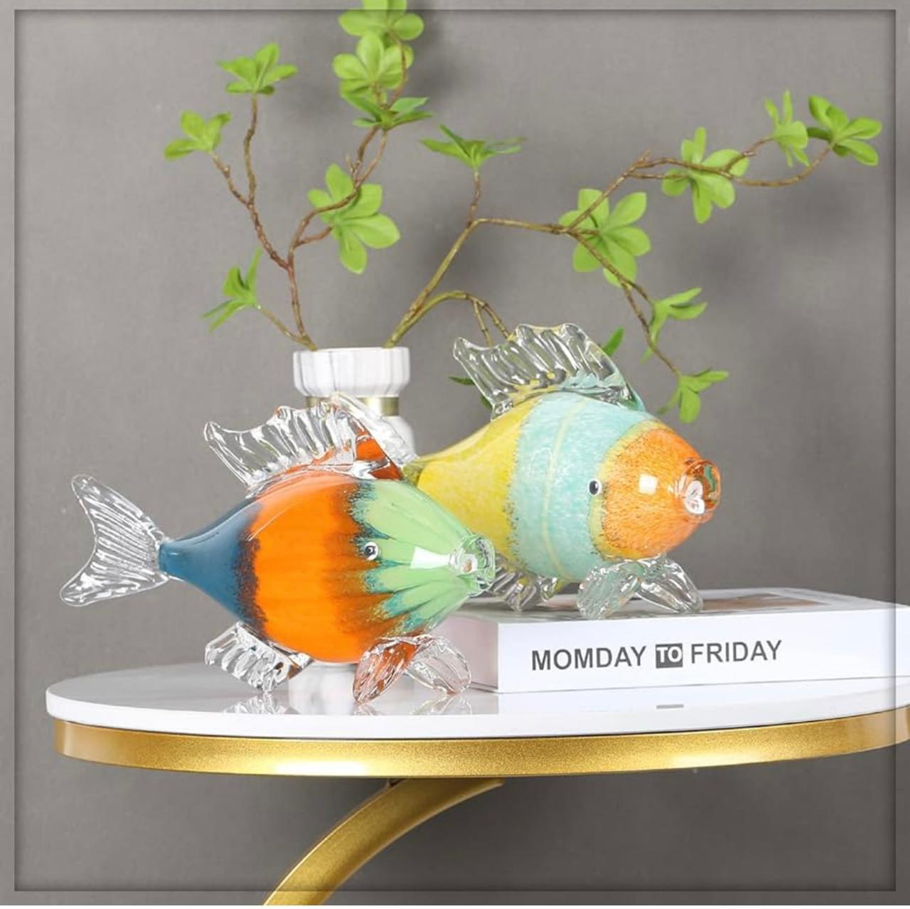 Murano Glass Fish Sculpture Style 5