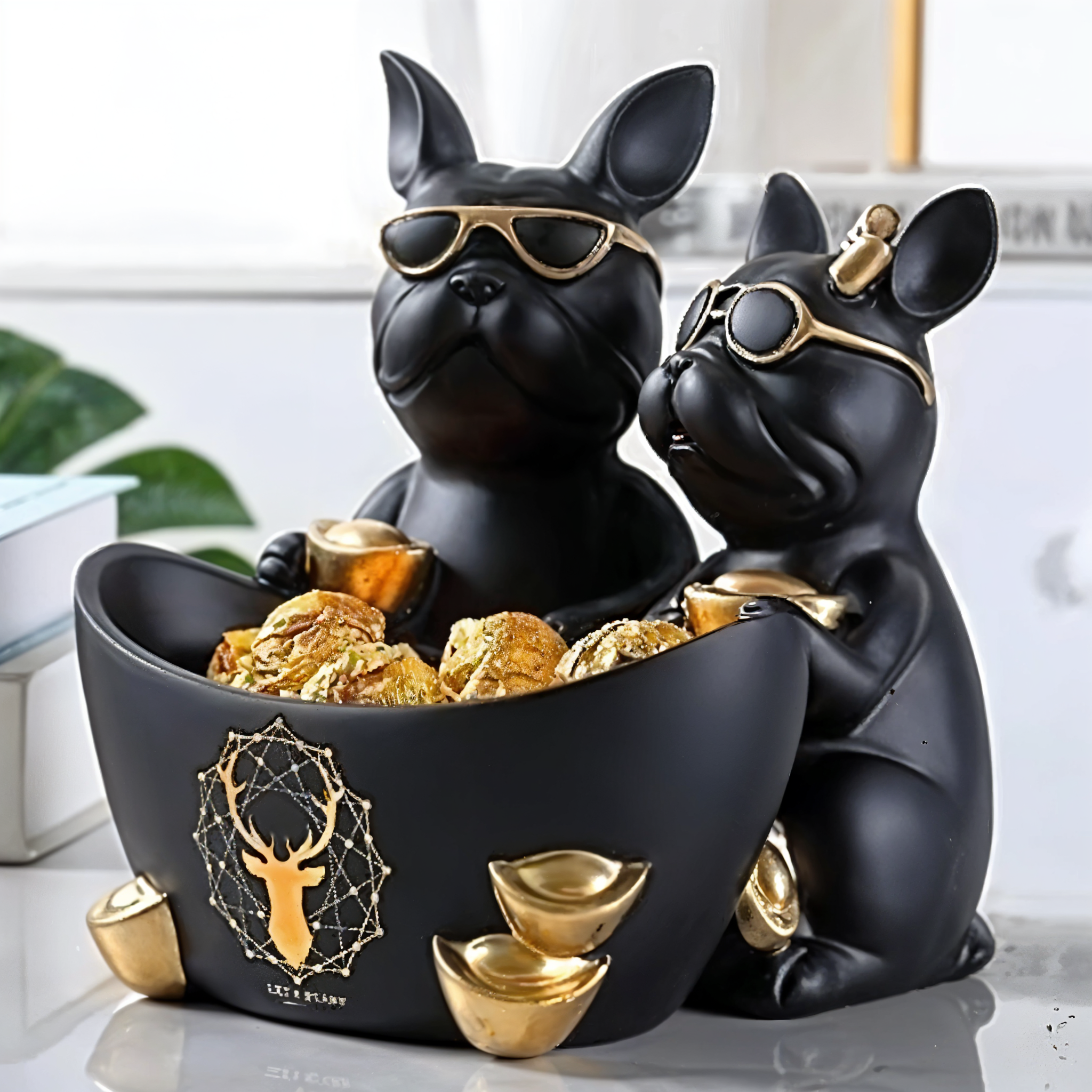 SWISS BULLDOG FRIENDS WITH STORAGE