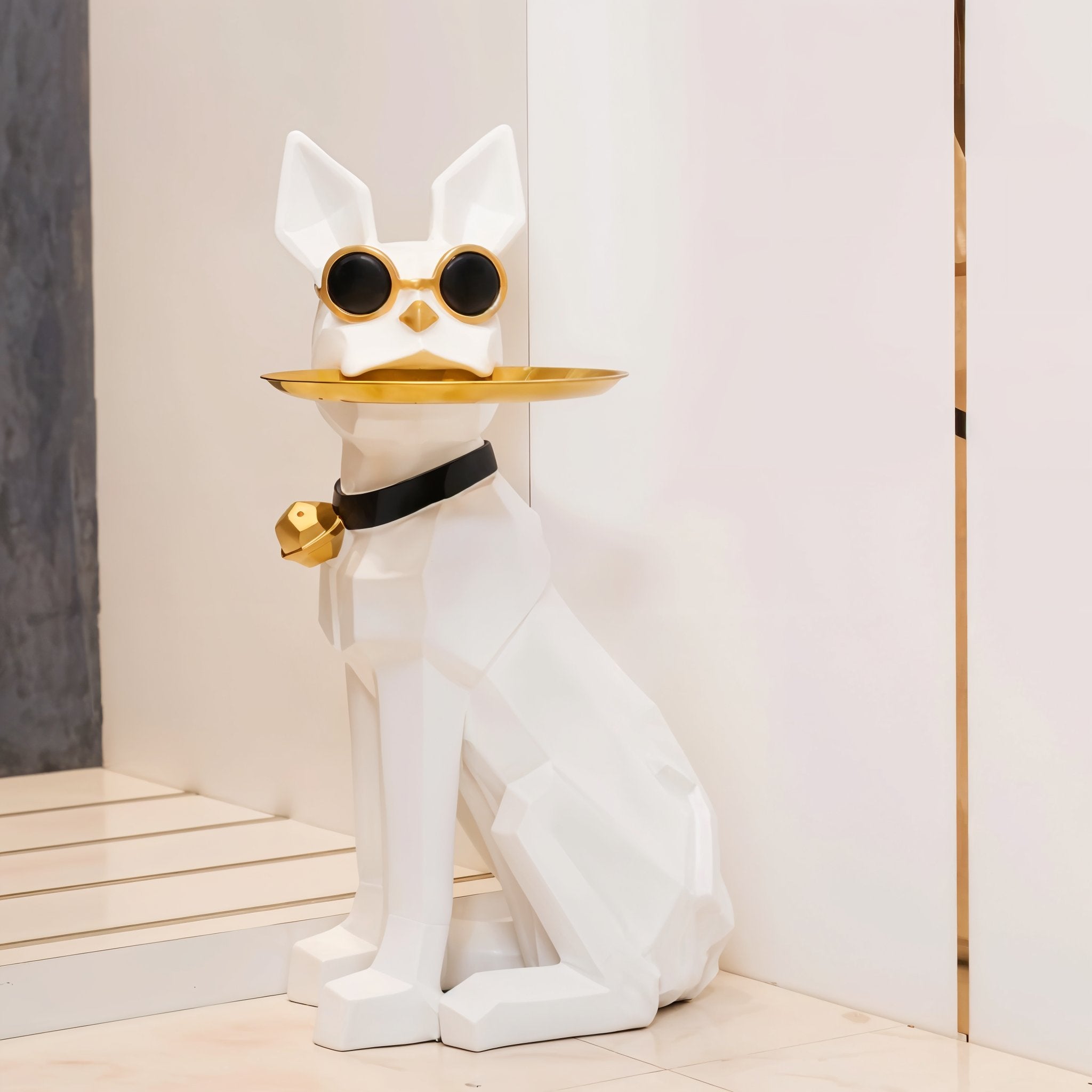 Mr Wang Statue with Tray