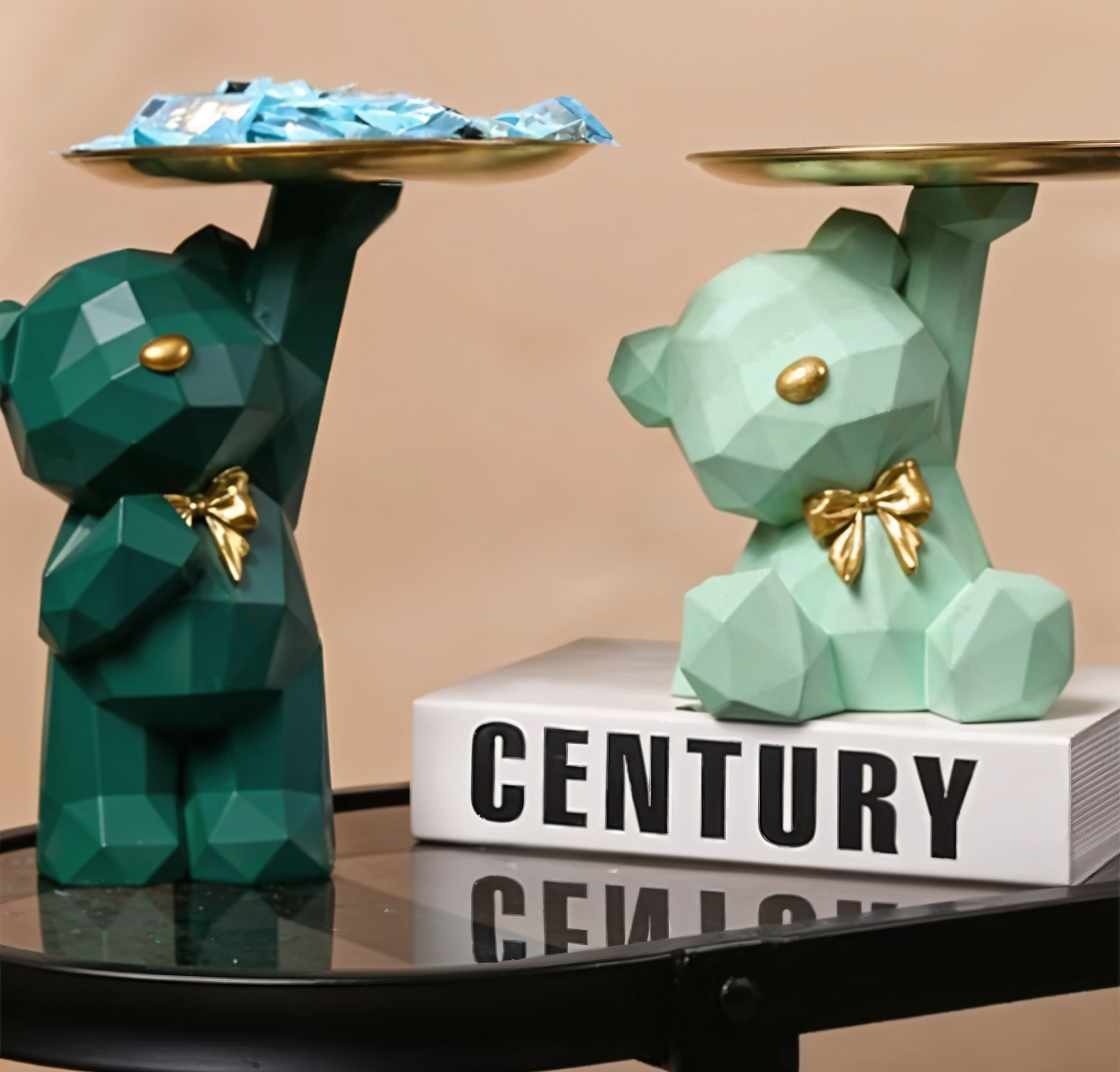 Geometric Teddy Tray Holder