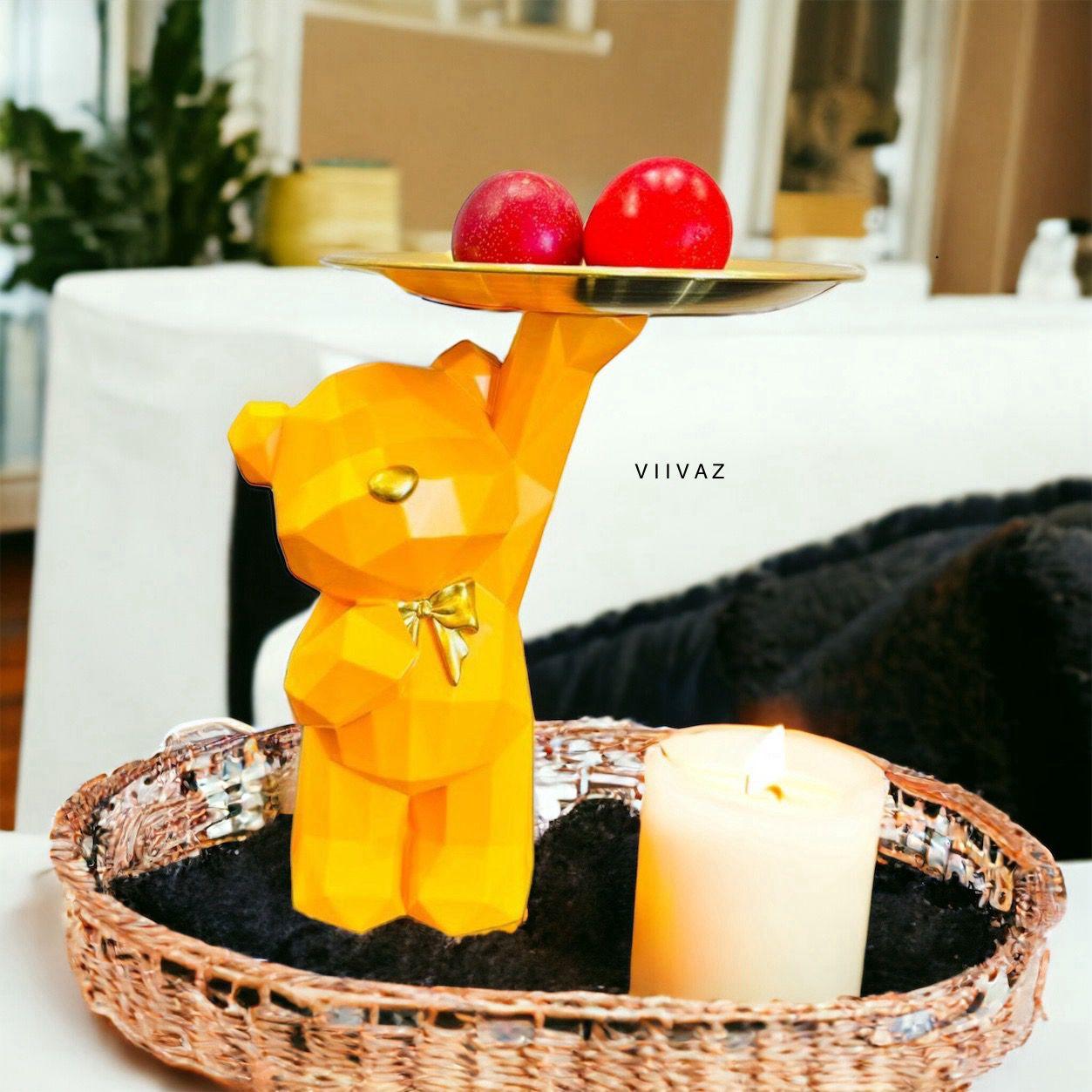 Geometric Standing Teddy Tray Holder