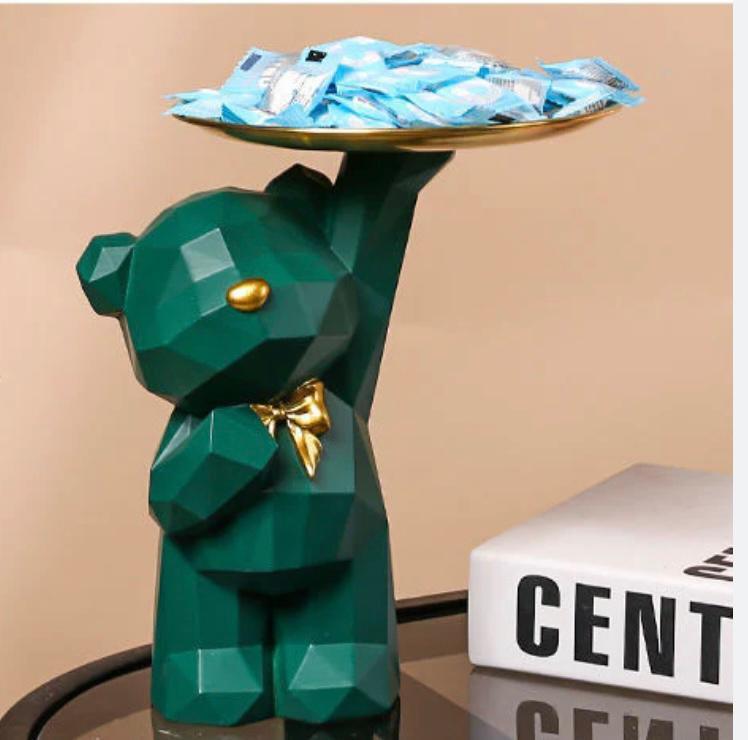Geometric Standing Teddy Tray Holder