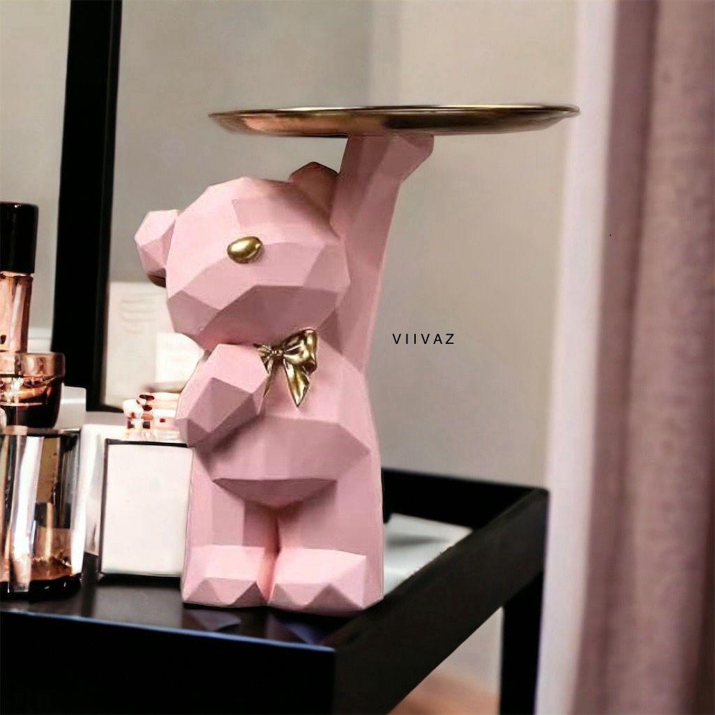 Geometric Standing Teddy Tray Holder